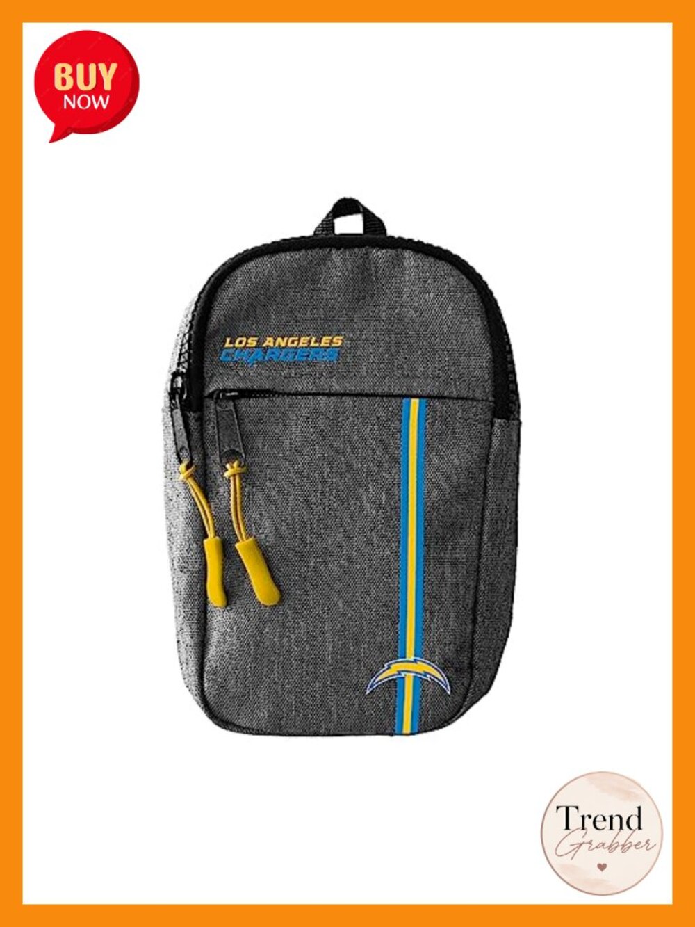 NFL Crossbody Tech Sling Bag with Adjustable Strap Travel Unisex